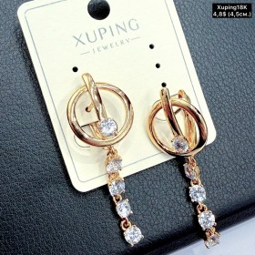 Сережки Xuping18К 20369 (4,5см)